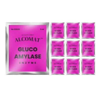 Glukoamylaza enzym scukrzający Alcomat Gluco 10szt