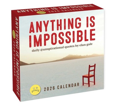 Gale, Elan Unspirational 2026 Day-to-Day Calendar: Anything Is Impossible