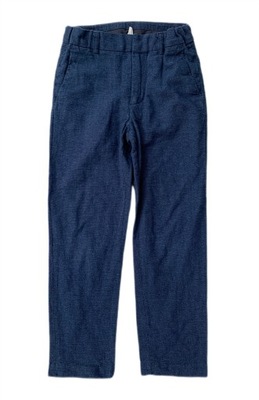 Spodnie Len Lniane Granatowe Slim Fit H&M 140 cm 9 10 lat