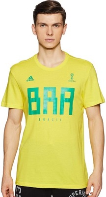 S1224 Adidas Brazylia męska KOSZULKA T-Shirt XL