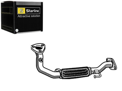 Труба выхлопная коллекторная starline 18.28.452 фото №1