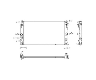 Радіатор do lexus ux za10 2018- 1640037410 фото №1