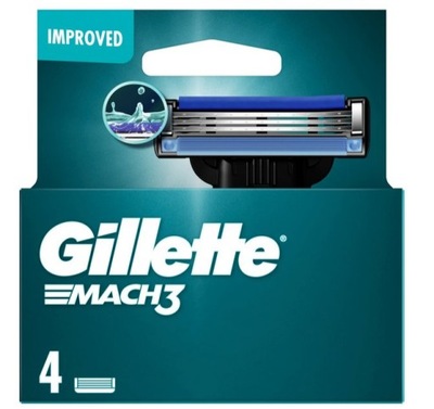 Gillette Mach 3 Ostrza 4 szt.