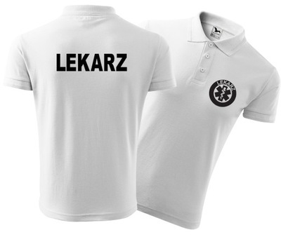 Koszulka Polo męska HAFT LEKARZ M