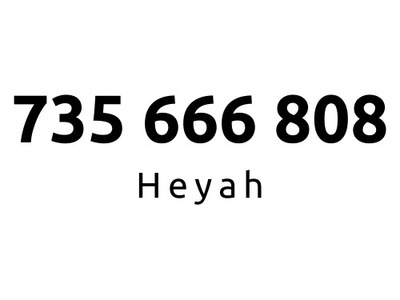 735-666-808 | Starter Heyah (66 68 08) #B