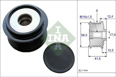 INA 535021010 ЗЧЕПЛЕННЯ ГЕНЕРАТОРА AUDI