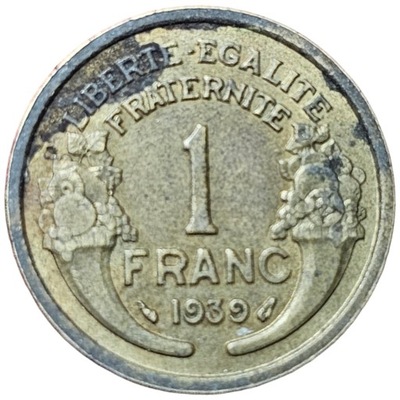 1 frank 1939 Francja