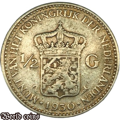 1/2 GULDEN 1930 HOLANDIA