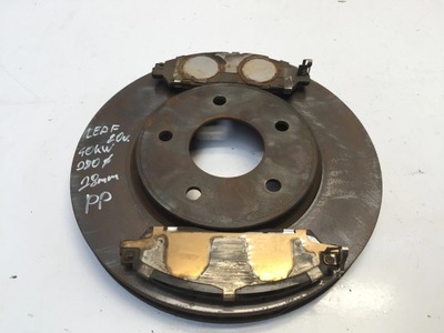 Nissan leaf ii диск гальмівні колодки гальмівні перед права фото №1