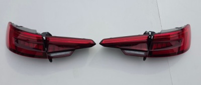 Audi a4 8w седан комплект фари led задні задні динамічні фото №1