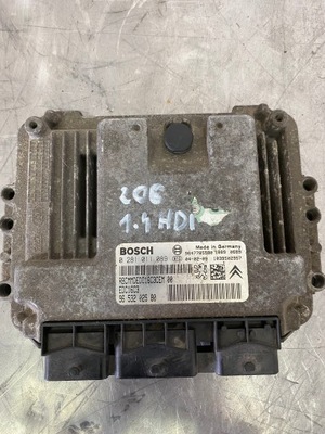 PEUGEOT 206 1.4 HDI UNIDAD DE CONTROL DEL MOTOR BOSCH 0281011089 9653202580  