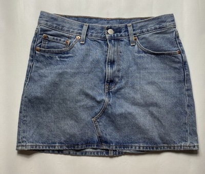 Levi's LEVI STRAUSS LEVIS ORYGINALNA Spódnica jeansowa W 28