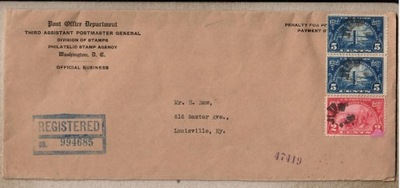 USA, 1925 r. M 291-92, z listem, erka