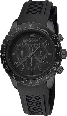 ZEGAREK Wenger Roadster Black Night Chronograph