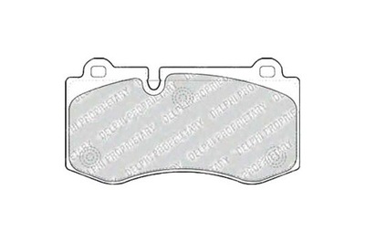 Delphi lp1980 набор тормозных колодок тормозных, тормоза дисковые фото №1