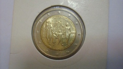 Moneta 2 euro Watykan Spotkanie Rodzin 2012