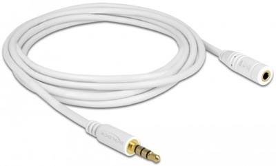 Kabel przedłużacz MiniJack M/F 4pin dla iPhone 2m