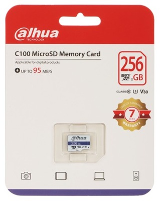 KARTA PAMIĘCI TF-C100/256GB microSD UHS-I, SDXC 256 GB DAHUA