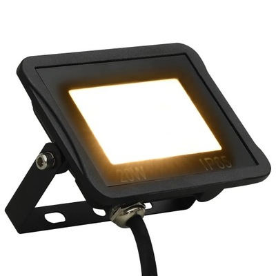 VIDAXL REFLEKTORIUS LED, 20 W, ŠILTOS BALTOS ŽIBINTAS 