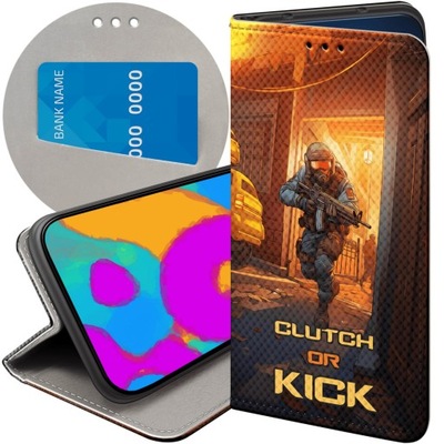 ETUI Z KLAPKĄ DO SAMSUNG GALAXY A05 WZORY CS GO COUNTER-STRIKE FUTERAŁ CASE