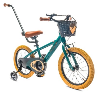 Rower dla chłopca 16 cali Verdant Rowan zielony