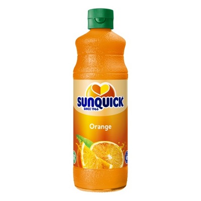 SUNQUICK ORANGE koncentrat POMARAŃCZOWY dodatek do napoju 700 ML