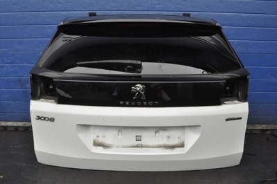 Peugeot 3008 ii кришка багажника багажника задня задня скло фото №1