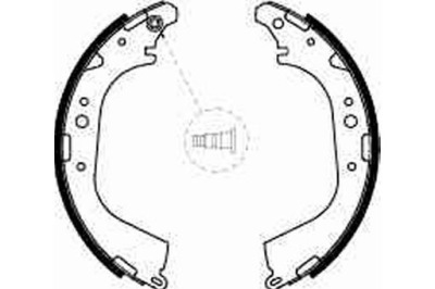 Trw gs8501 набор колодка тормозных toyota 4 runner iii hilux vi фото №1