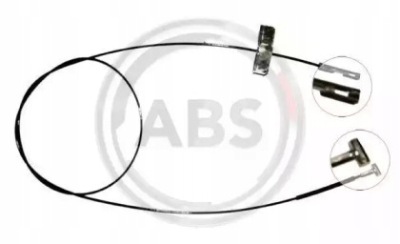 Трос гальма ручного opel vivaro 01- середина фото №1