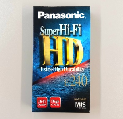 Kaseta VHS Panasonic E-240 Super Hi-Fi HD