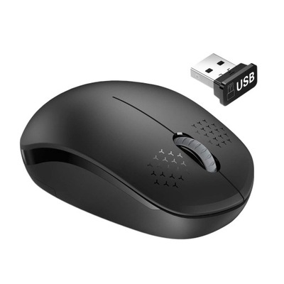 Mysz komputerowa mysz bezprzewodowa czarna