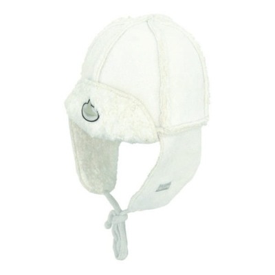 Czapka zimowa Viking Revolution uszatka biała