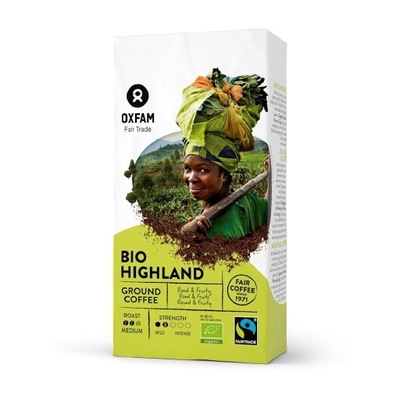 Kawa mielona wysokogórska BIO Oxfam Fair Trade 250g