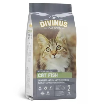 DIVINUS sucha karma dla dorosłych kotów z rybą 2kg