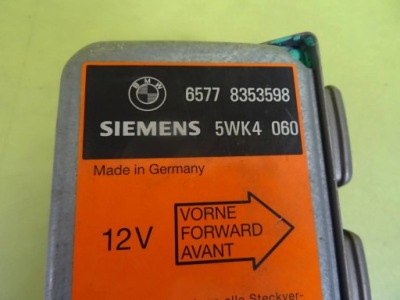 Модуль датчик подушка безпеки bmw e36 2001 65778353598 nr646 фото №1