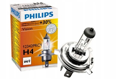 ŻARÓWKA H4 PHILIPS VISION PREMIUM +30% 12V 60/55W