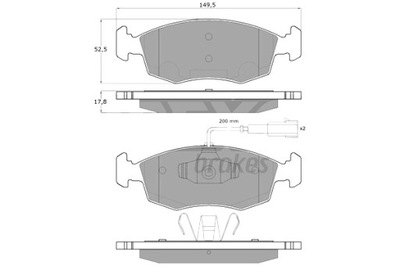 TOMEX BRAKES PADS BRAKE FIAT PUNTO EVO 09-  