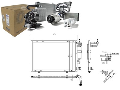 NISSENS 940277 SKRAPLACZ, ACONDICIONAMIENTO  