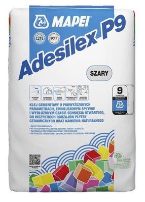 MAPEI ADESILEX P9 SZARY Klej do płytek zaprawa 25