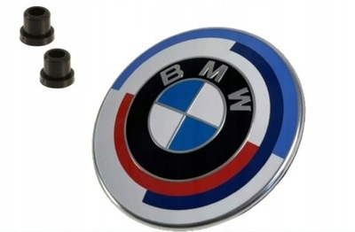 BMW X3 EMBLEMA INSIGNIA LOGOTIPO PEGADURA NEGRO MATE  