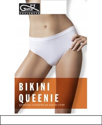 GATTA Majtki Bikini Queenie L/White