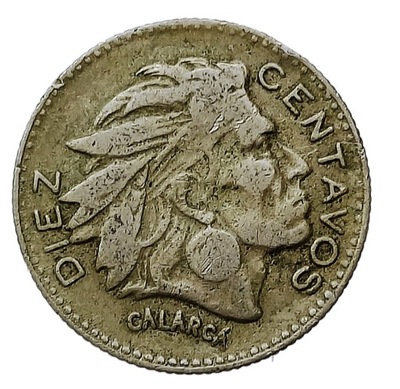 KOLUMBIA 10 CENTAVOS 1959 INDIANIN