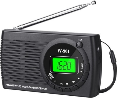 KIESZONKOWE MAŁE RADIO RADYJKO Mini FM/AM W-901 PADWA