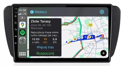 SEAT IBIZA 6J 2008-2013 RADIO NAWIGACJA ANDROID AUTO CARPLAY MAPY