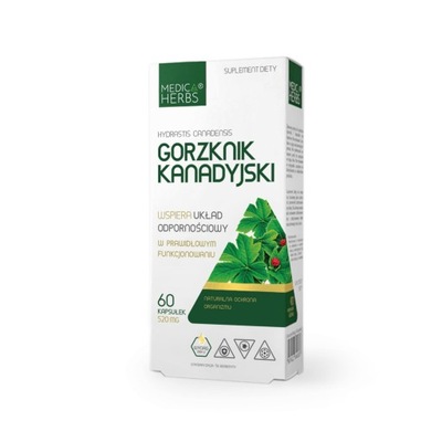 GORZKNIK KANADYJSKI 60 KAPS ODPORNOŚĆ