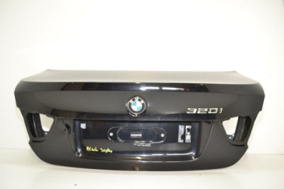 Bmw e90 рестайлинг  lci крышка багажника багажника эмблема black sap[hire фото №1