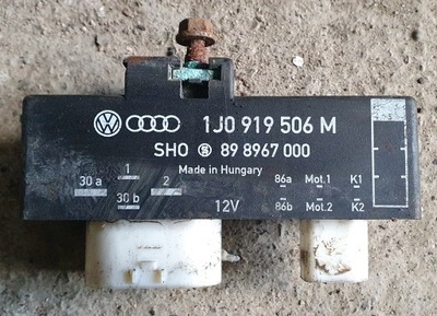 Модуль вентиляторов реле 1j0919506m golf bora фото №1