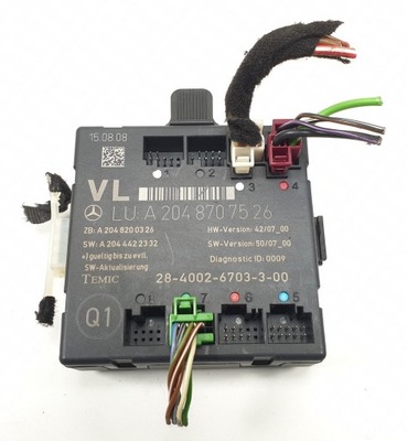 Модуль двері лівий перед mercedes w204 a2048707526 фото №1