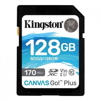 Karta pamięci Kingston SD Canvas Go! Plus 128GB