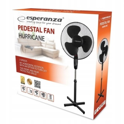 ESPERANZA HURRICANE WENTYLATOR EHF001KK 16''